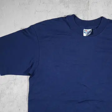 90s USA제 Hanes 헤인즈 블랭크 무지 티셔츠 네이비 L