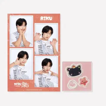 NCT WISH wish 축제 Riku 4 컷 세트
