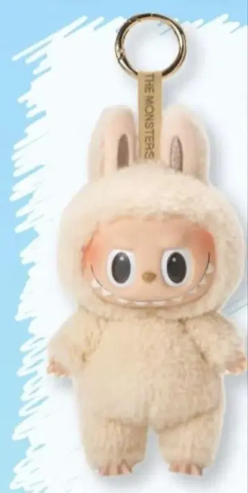 POP MART LABUBU 두유 봉제 인형 키링