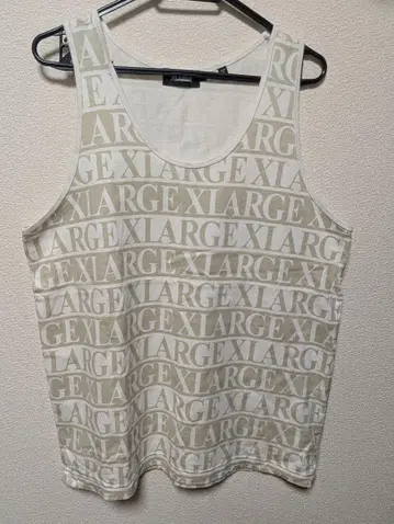 XLARGE 로고 프린트 탱크탑 L 새상품급