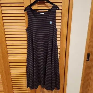 Orcival 오르치발 슬리브리스 원피스 보더