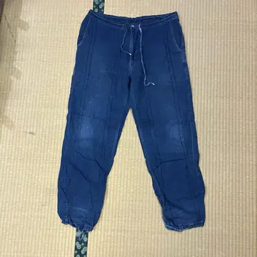 blue blue 파란색 스트레이트 데님 팬츠