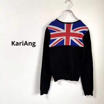 KariAng 카리앙 유니언 잭 패턴 니트 가디건 사이즈 M