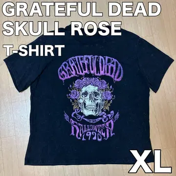 GRATEFUL DEAD 티셔츠 XL 블랙 에이징 가공