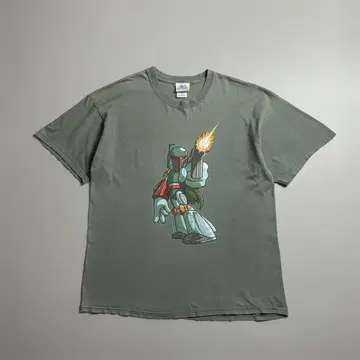 00s 디즈니 STAR WARS 보바 페트 캐릭터 티셔츠