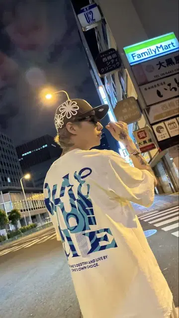 마이파스 Hiro 착용 RULE THE FATE 반팔 티셔츠 size2