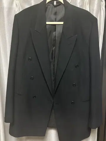 Gino Cappelli 블랙 테일러드 자켓
