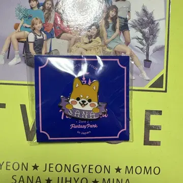 TWICE 사나 SANA 명찰 TWICE LAND ZONE2