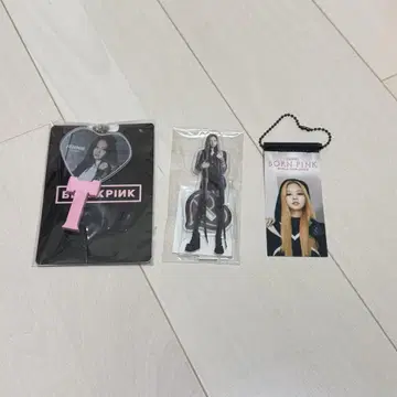 BLACKPINK 부채 키링 아크릴 스탠드 미니 태피스트리