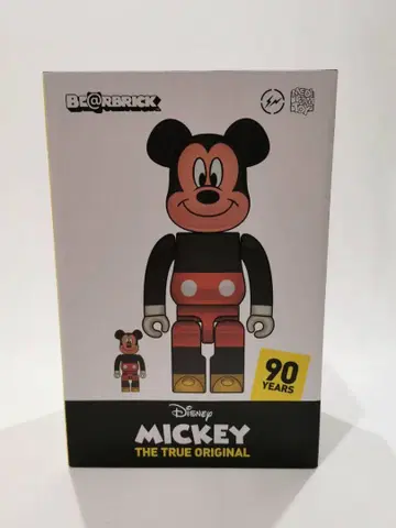 베어브릭 fragmentdesign MICKEY 90 YEARS