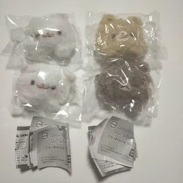 포메라니안 쫄깃쫄깃 봉제 인형 클립 가챠가챠 캡슐 토이