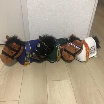 서러브레드 컬렉션 말 의류 코스튬 봉제 인형 3개 세트
