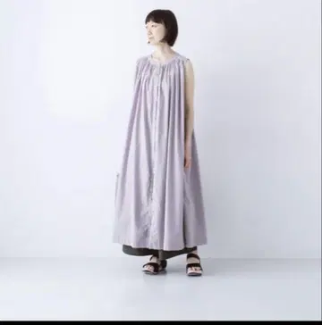 새상품 코튼 슬리브리스 원피스