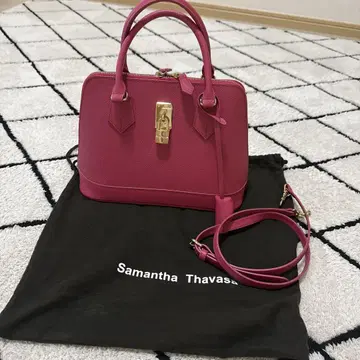 Samantha Thavasa 핑크 핸드백 레이디 아젤