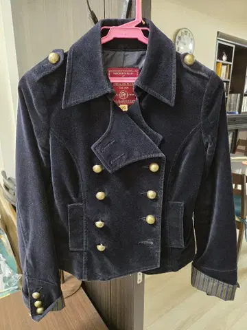 Purple & Yellow 네이비 밀리터리 자켓 S 사이즈