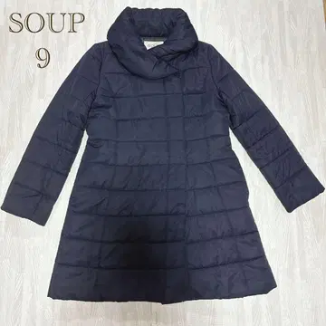 SOUP (9) 네이비 자켓 패딩 코트 점퍼 폴리에스테르
