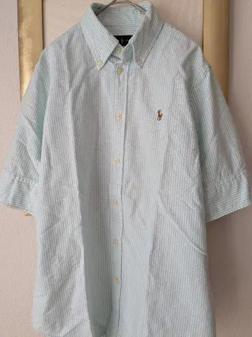 Ralph Lauren 스카이블루 스트라이프 셔츠 M 사이즈