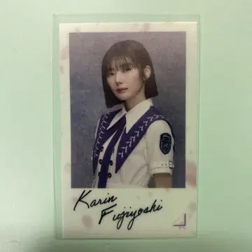 사쿠라자카46 후지요시 카린 클리어 스티커