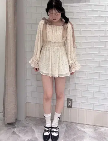 마제스틱 숄더 오프숄더 튜닉