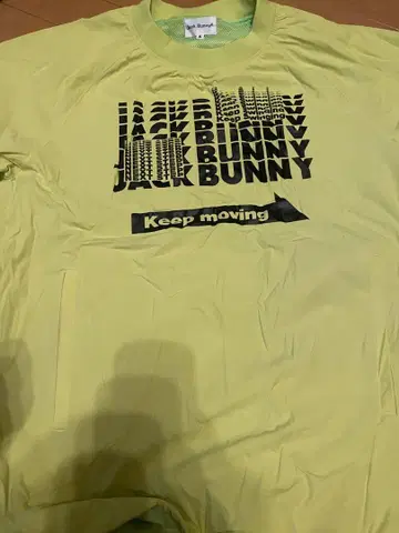 JACK BUNNY 라임 그린 자켓
