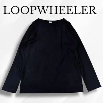 LOOPWHEELER 바스크 셔츠 LOWERCASE 일본제 블랙 티셔츠