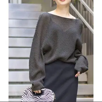 Noble 페이퍼 얀 카노코 백 V 풀오버 블랙 현행 웹 한정판
