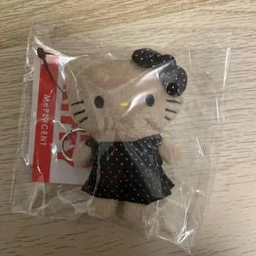 me % 로리즈팜 일광화상 키티 토이 키링 블랙 도트