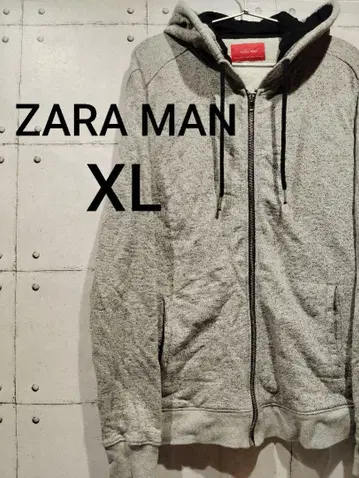 ZARAMAN 자라만 상의 후드티 그레이 남성용 XL