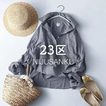 새상품급 23구 이탈리아제 코튼 셔츠 블라우스 카슈쿨 2way 긴팔