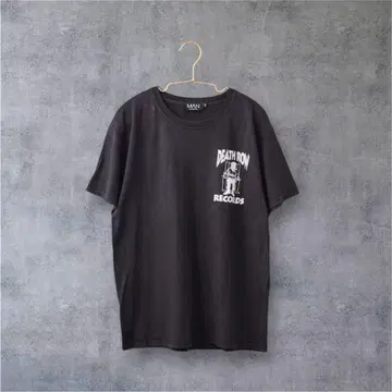 DEATH ROW RECORDS 양면 프린트 티셔츠 S 블랙