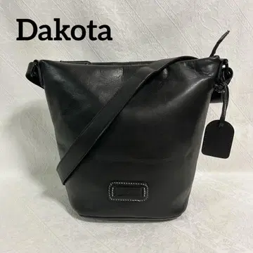 Dakota 다코타 카파 레인 발수 가죽 숄더백 천연 가죽 블랙