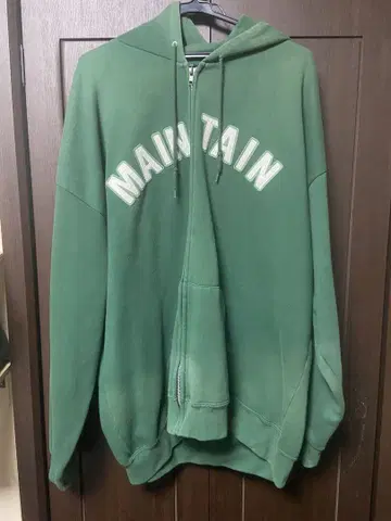 GKM 그린 컬러 후디 3XL MAIN TAIN