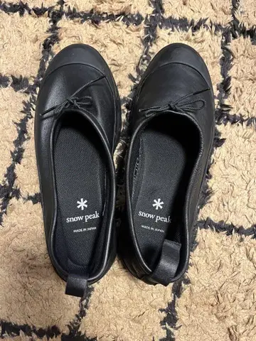 스노우피크 Field Toe Shoes 23 블랙 23.5cm