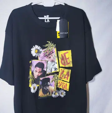 새상품 티셔츠 XL 델라 서울 마가렛 아티스트 사진 힙합 밴딩