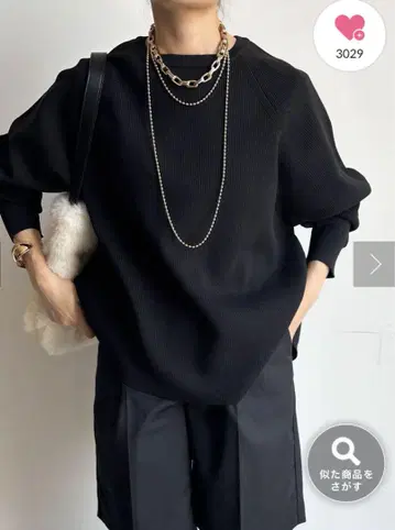 미사용 새상품 택 포함 doudou 카타부치 판초 니트 네이비