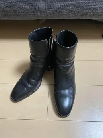 Luis 블랙 부츠 사이즈 40 지퍼 포함