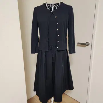 EnzoGala 네이비 셋업 원피스 일본제 클리닝 완료