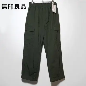 무인양품 신사 립스탑 이지 카고 팬츠 S 다크 그린