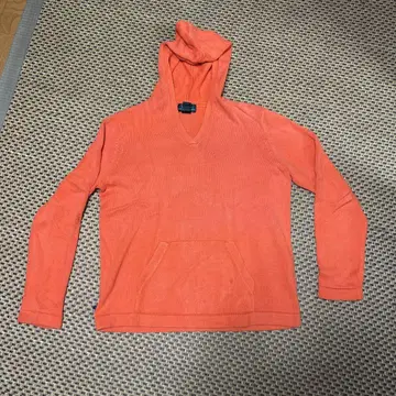 90s Lauren Ralph Lauren 코튼 니트 후드티 V넥