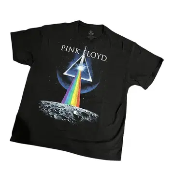 00s Pink Floyd 핑크 플로이드 밴드 블랙 티셔츠 XL