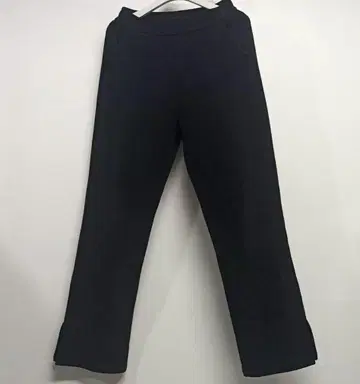 코듀로이 플레어 팬츠 블랙