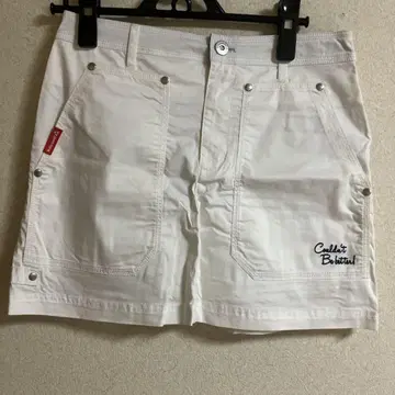 LE COQ SPORTIF 화이트 스커트풍 큐롯 11호