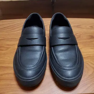 무인양품 26cm 피로하지 않는 가죽 자투리를 재이용한 로퍼