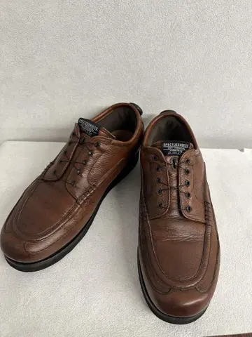 SPECTUSSHOECO 가죽 브라운 유 칩 26.5