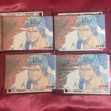 BLEACH 상하이 중국 한정판 홀로그램 캔 마그넷 그리무조 4개