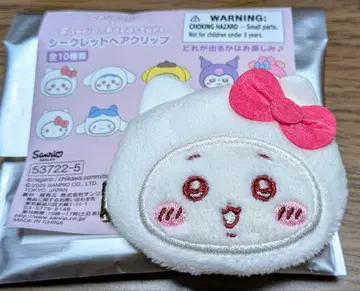 치이카와 산리오 시크릿 헤어 클립 키티