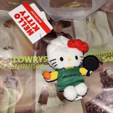 로리즈팜 Me% 토이 키링 헬로키티 쿠킹