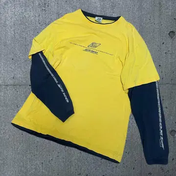 piko 페이크 슬리브 롱 T y2k