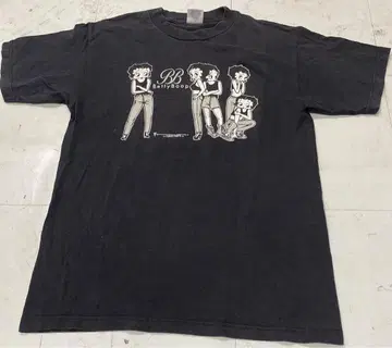 초레어 발길이 긴 베티부프 90년대 티셔츠 아메카지 빈티지 AAA 바디