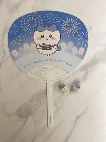 치이카와 쿠라스시 하치와레 피규어 부채 세트